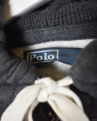 Grey Polo Ralph Lauren Zip-Through Hoodie - Medium
