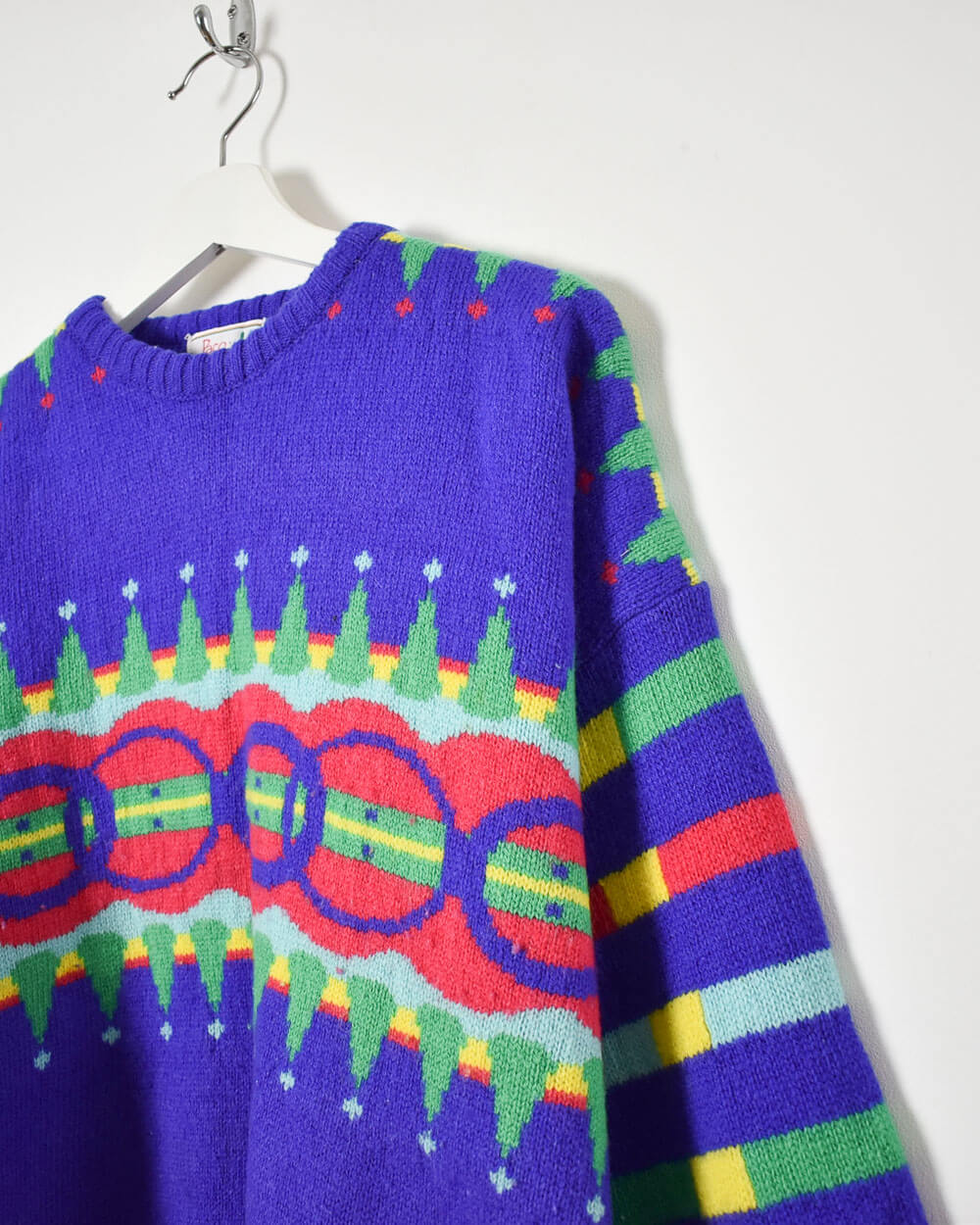 Paco Knitted Sweatshirt - Medium - Domno Vintage 90s, 80s, 00s Retro and Vintage Clothing 