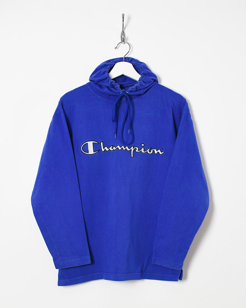 Champion Long Sleeved Hooded T-Shirt - Small - Domno Vintage 90s, 80s, 00s Retro and Vintage Clothing 