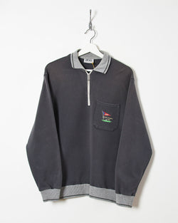 Hugo Boss Golf & Country Club 1/4 Zip Sweatshirt - Small - Domno Vintage 90s, 80s, 00s Retro and Vintage Clothing 