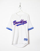 White NP Brooklyn Baseball Jersey - Medium