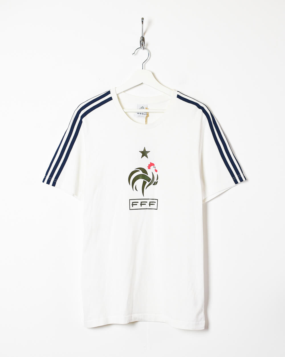 White Adidas France T-Shirt - Medium