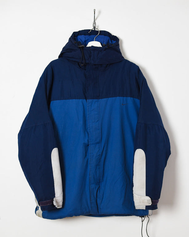 Nike Hooded Winter Coat - Large - Domno Vintage 90s, 80s, 00s Retro and Vintage Clothing
