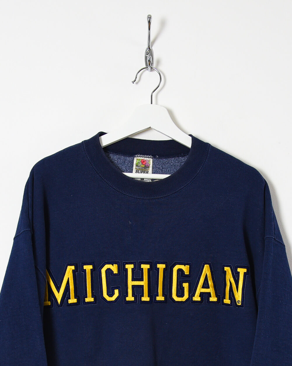 Fruit of The Loom Michigan Sweatshirt - X-Large - Domno Vintage 90s, 80s, 00s Retro and Vintage Clothing 