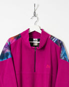 Puma 1/4 Zip Fleece - XX-Large - Domno Vintage 90s, 80s, 00s Retro and Vintage Clothing 