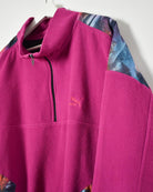 Puma 1/4 Zip Fleece - XX-Large - Domno Vintage 90s, 80s, 00s Retro and Vintage Clothing 