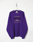 Purple Lee Baltimore Ravens National Football League Sweatshirt - XX-Large