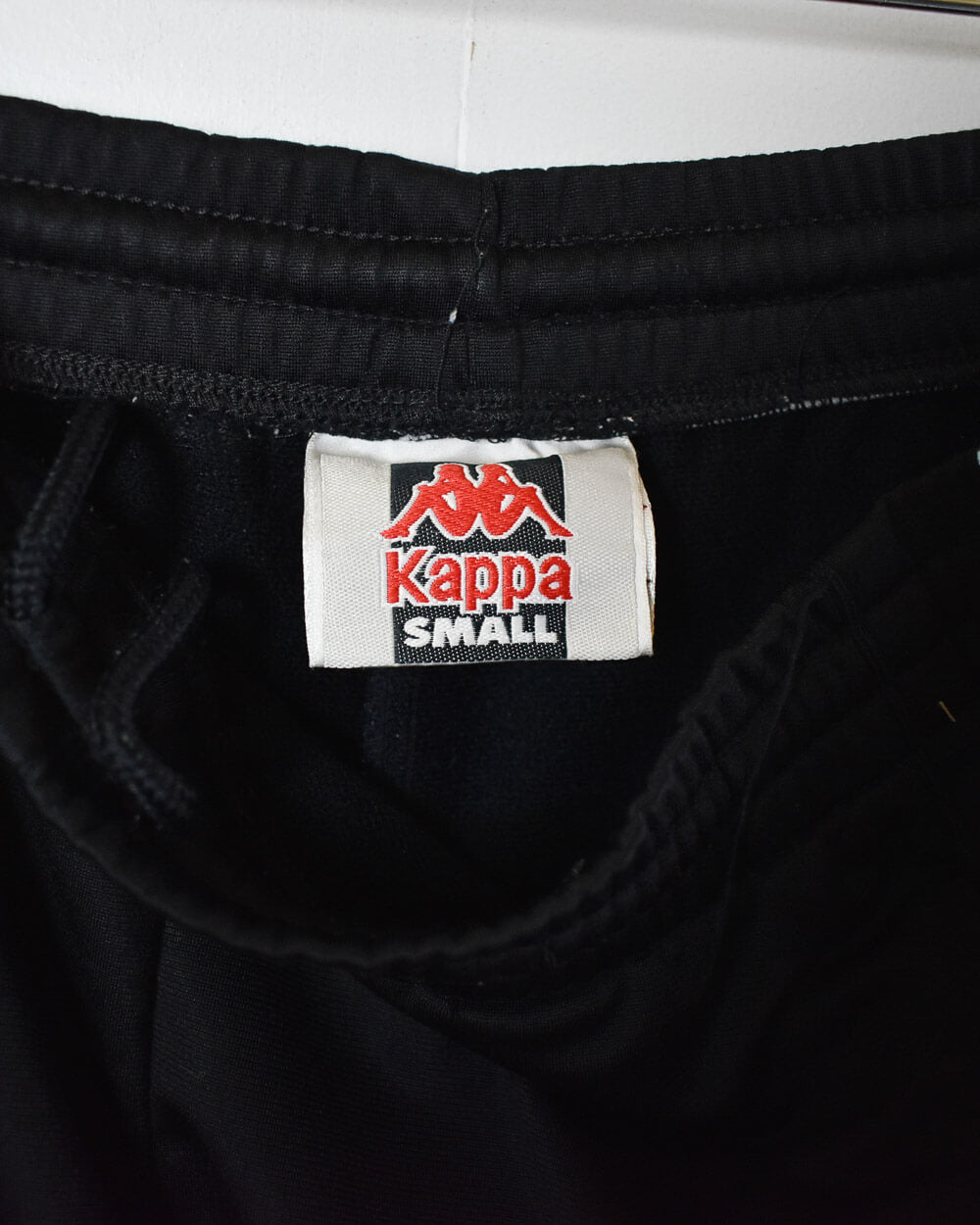 Black Kappa Tracksuit Bottoms - Small