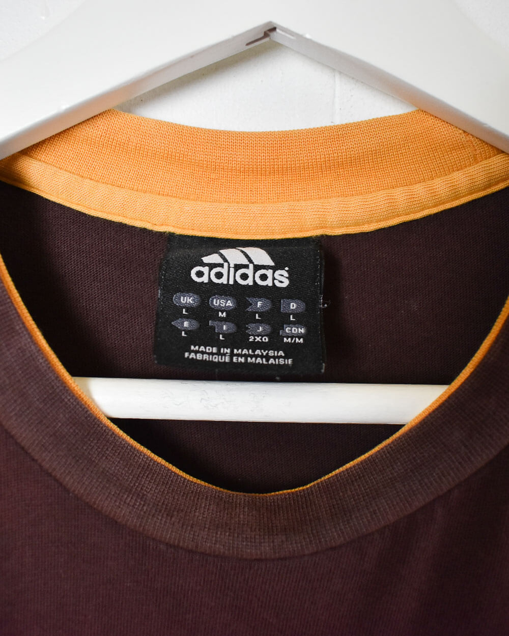 Brown Adidas T-Shirt - Medium women's