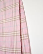 Pink Burberry Lambswool Scarf