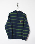 Navy Bounded Water Yachting Gear 1/4 Zip Sweatshirt - Small