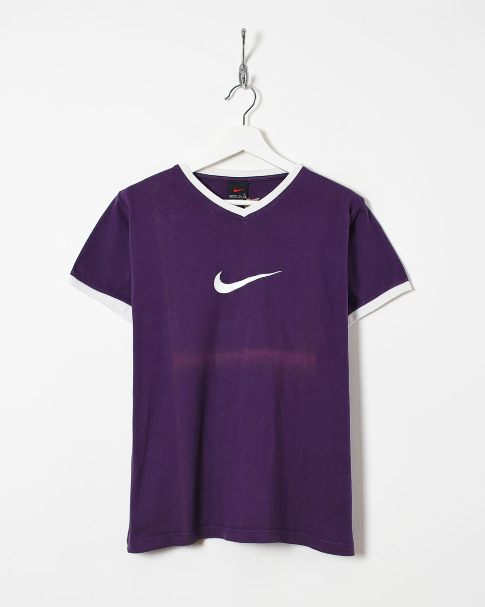 De tormenta grieta Depender de Vintage 90s Cotton Plain Purple Nike Women's T-Shirt - Medium– Domno Vintage