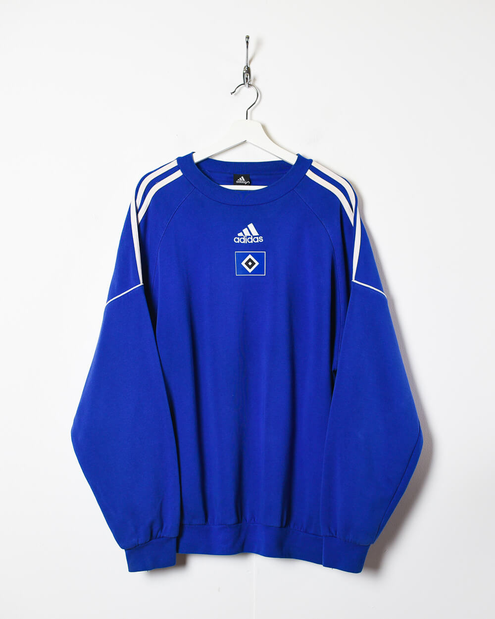 Blue Adidas Hamburg SV Sweatshirt - X-Large