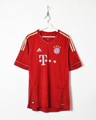 Red Adidas Bayern Munich 2012/13 Home Football Shirt - Large