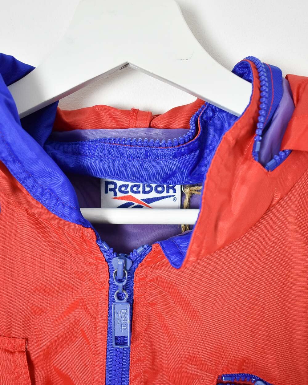 Reebok Hooded Body Warmer Jacket - Medium - Domno Vintage 90s, 80s, 00s Retro and Vintage Clothing 