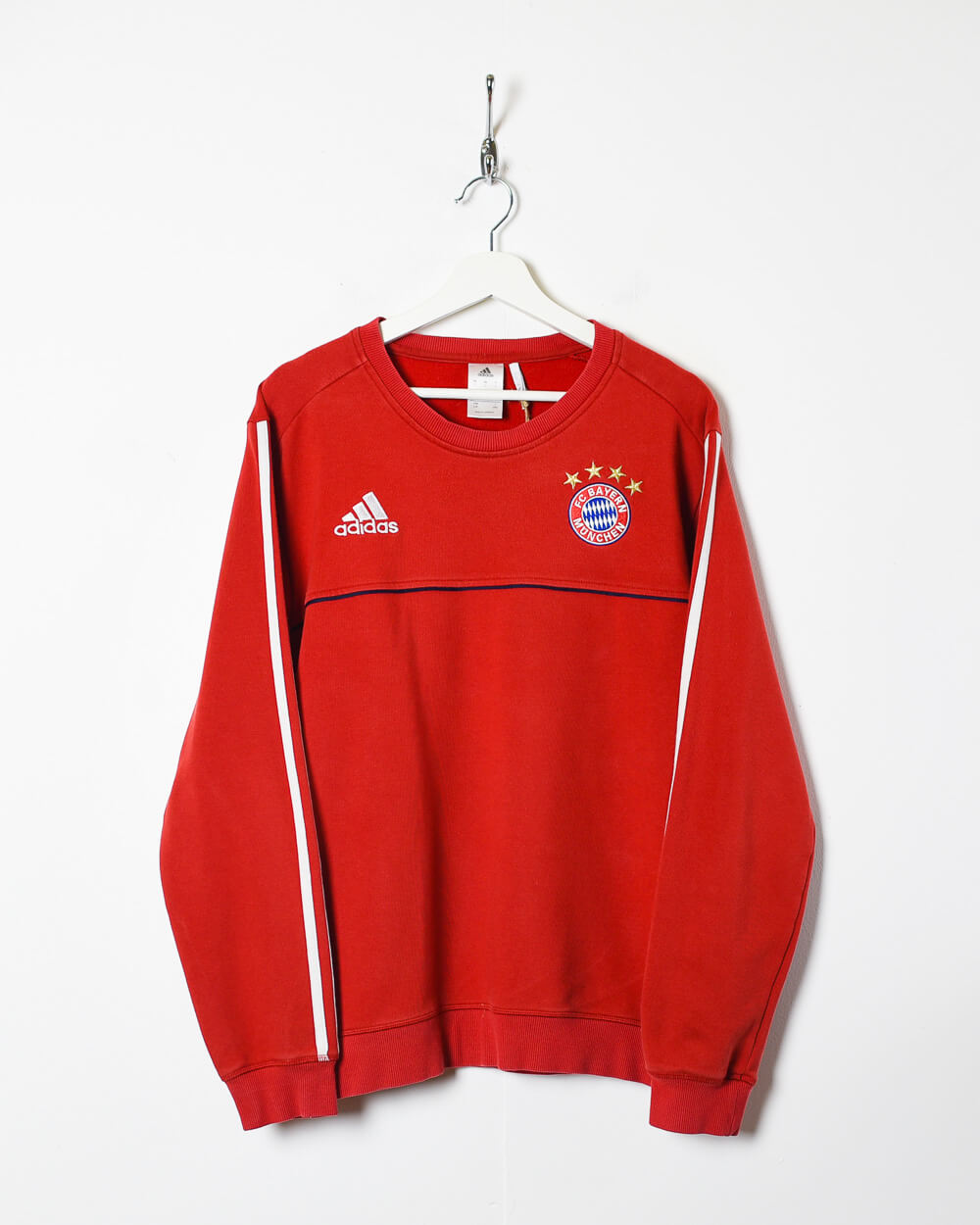 Red Adidas 2013 FC Bayern Munich Training Sweatshirt - Medium