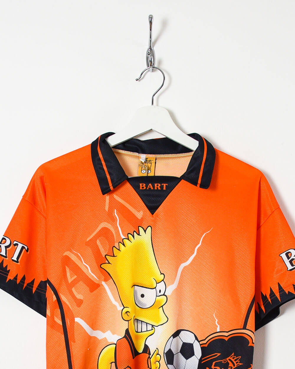 Bart Simpson Football T-Shirt - Small - Domno Vintage 90s, 80s, 00s Retro and Vintage Clothing 