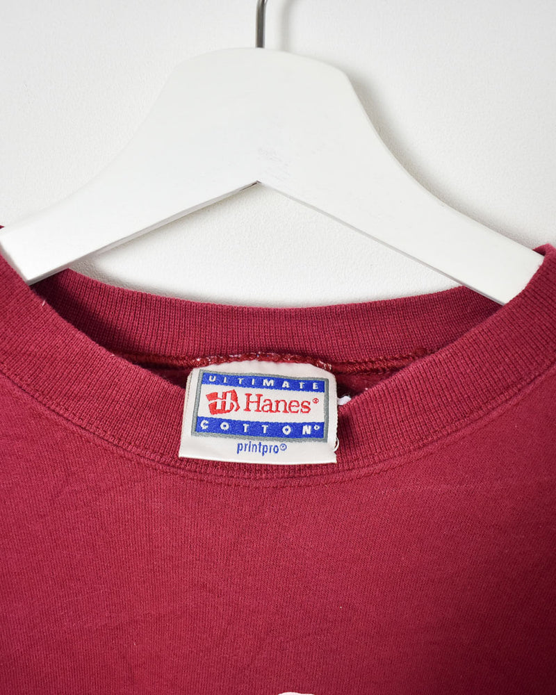 Hanes Sooners Oklahoma Football 2003 Sweatshirt - Medium - Domno Vintage 90s, 80s, 00s Retro and Vintage Clothing 