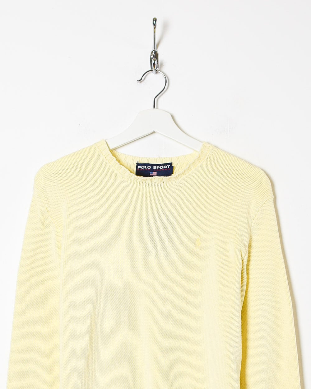 Yellow Polo Sport Ralph Lauren Knitted Sweatshirt - X-Small