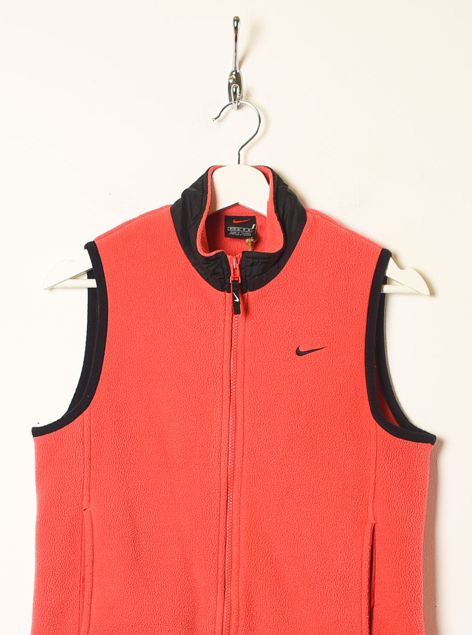 Pink Nike Women's Fleece Bodywarmer - Medium women's