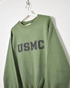 Gildan USMC Sweatshirt - Medium - Domno Vintage 90s, 80s, 00s Retro and Vintage Clothing 