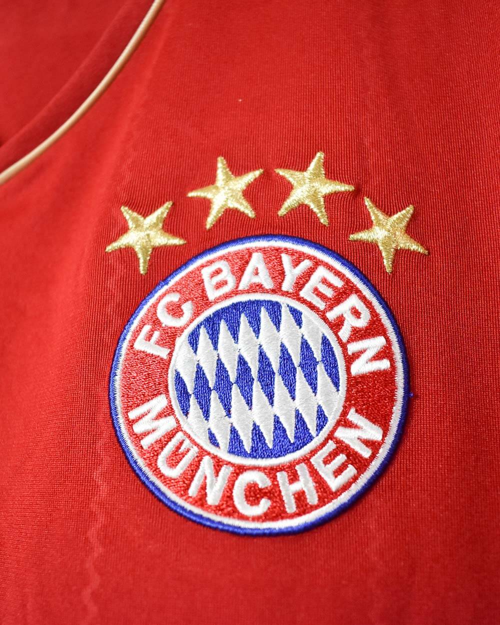 Red Adidas Bayern Munich 2012/13 Home Football Shirt - Large