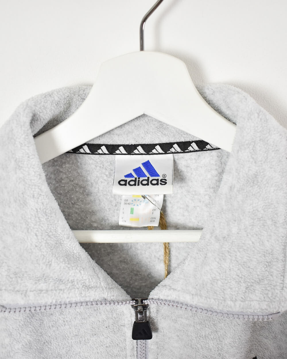 Adidas 1/4 Zip Sweatshirt - Large - Domno Vintage 90s, 80s, 00s Retro and Vintage Clothing 