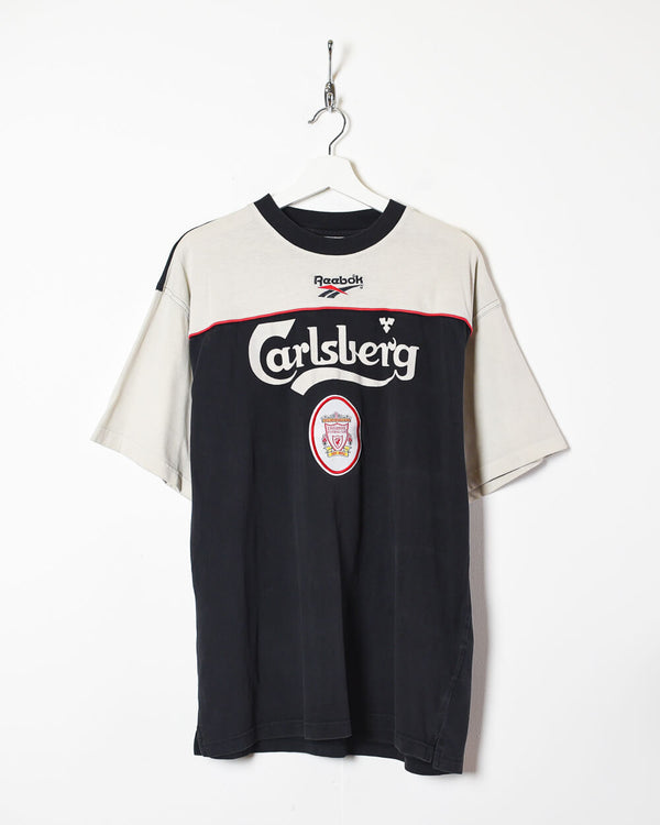 White Reebok Liverpool 1997/99 Training T-Shirt - Large