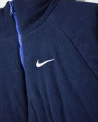 Nike Reversible Hooded Fleece Winter Coat - Small - Domno Vintage 90s, 80s, 00s Retro and Vintage Clothing 