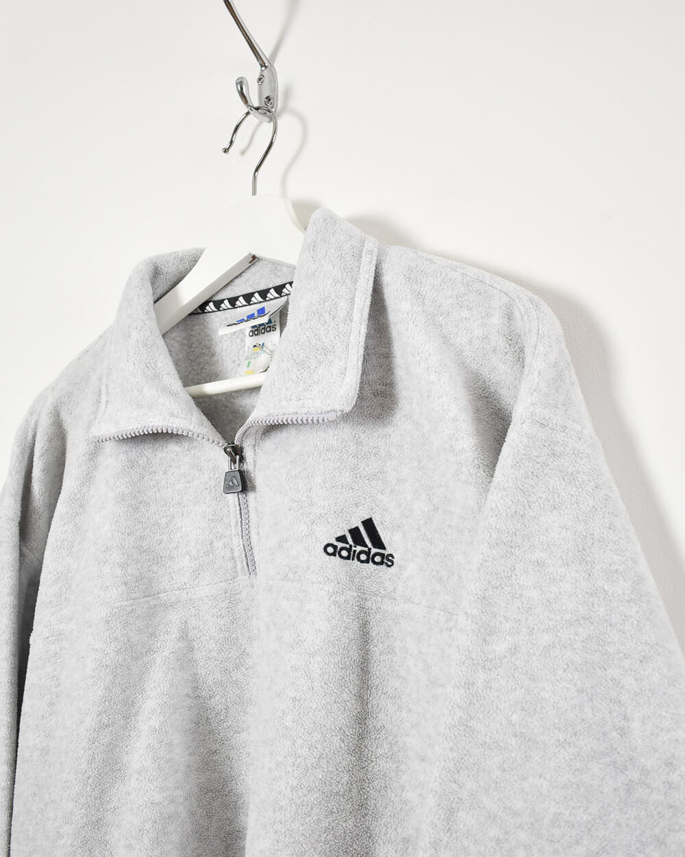 Adidas 1/4 Zip Sweatshirt - Large - Domno Vintage 90s, 80s, 00s Retro and Vintage Clothing 