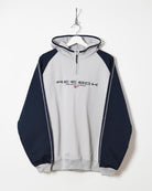 Reebok Sportswear Technology 1/4 Zip Hoodie - Large - Domno Vintage 90s, 80s, 00s Retro and Vintage Clothing 