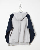 Reebok Sportswear Technology 1/4 Zip Hoodie - Large - Domno Vintage 90s, 80s, 00s Retro and Vintage Clothing 