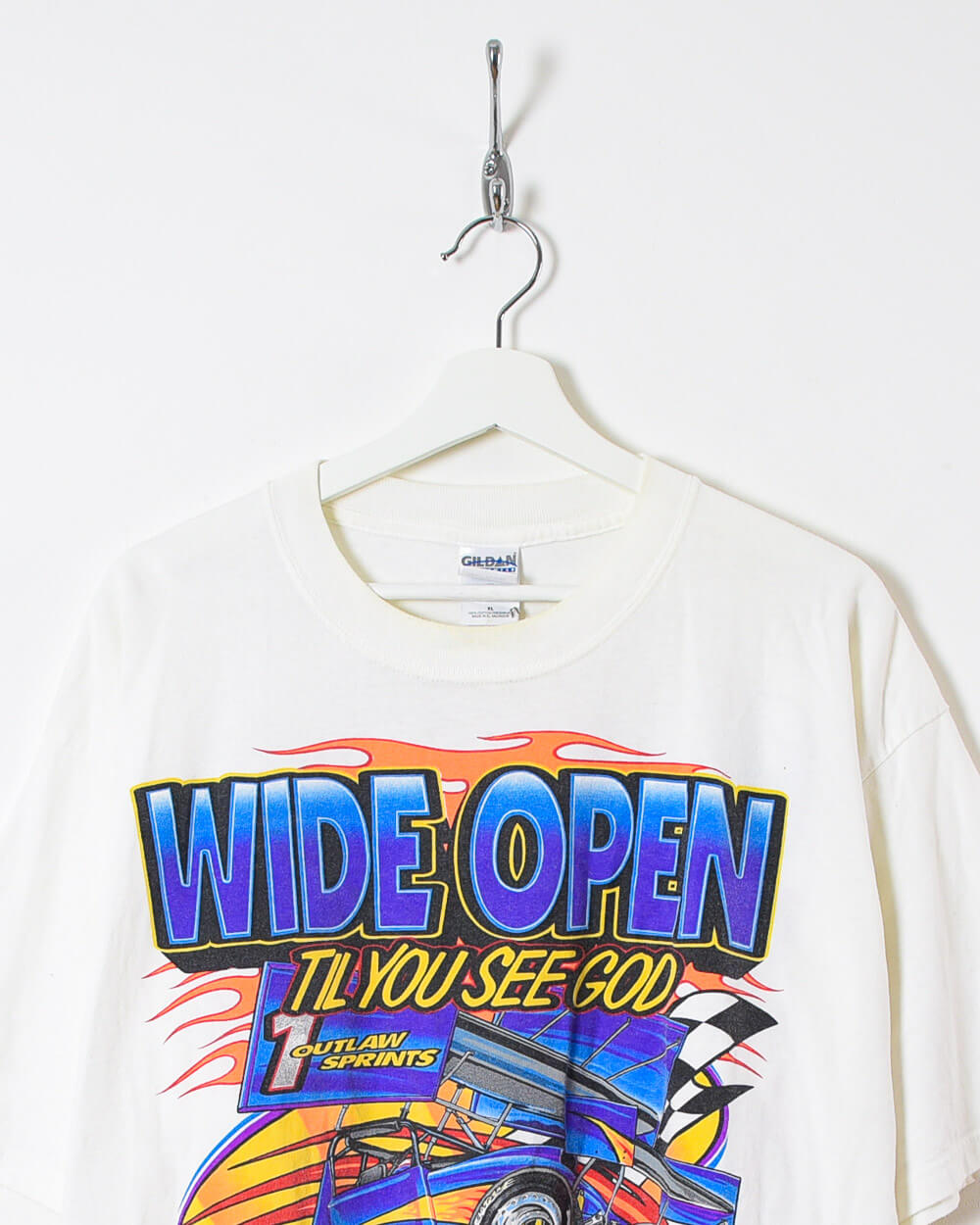 Nascar Wide Open T-Shirt - X-Large - Domno Vintage 90s, 80s, 00s Retro and Vintage Clothing 