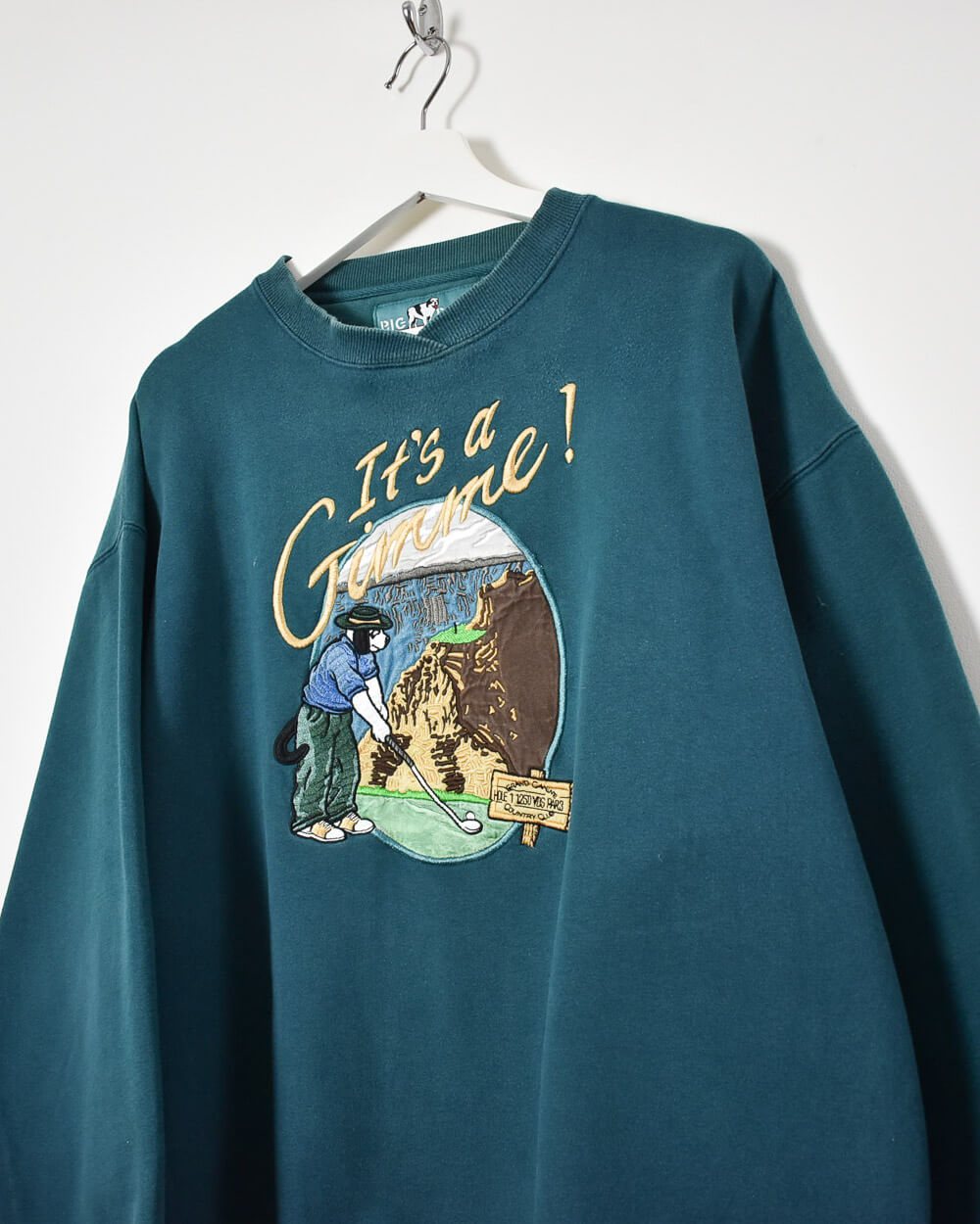 Big Dogs It Is a Gimme Sweatshirt - Large - Domno Vintage 90s, 80s, 00s Retro and Vintage Clothing 