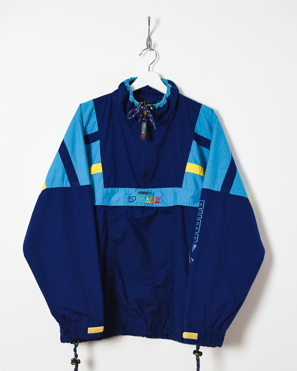 Puma Formative 1/4 Zip Windbreaker Jacket - Large - Domno Vintage 90s, 80s, 00s Retro and Vintage Clothing 