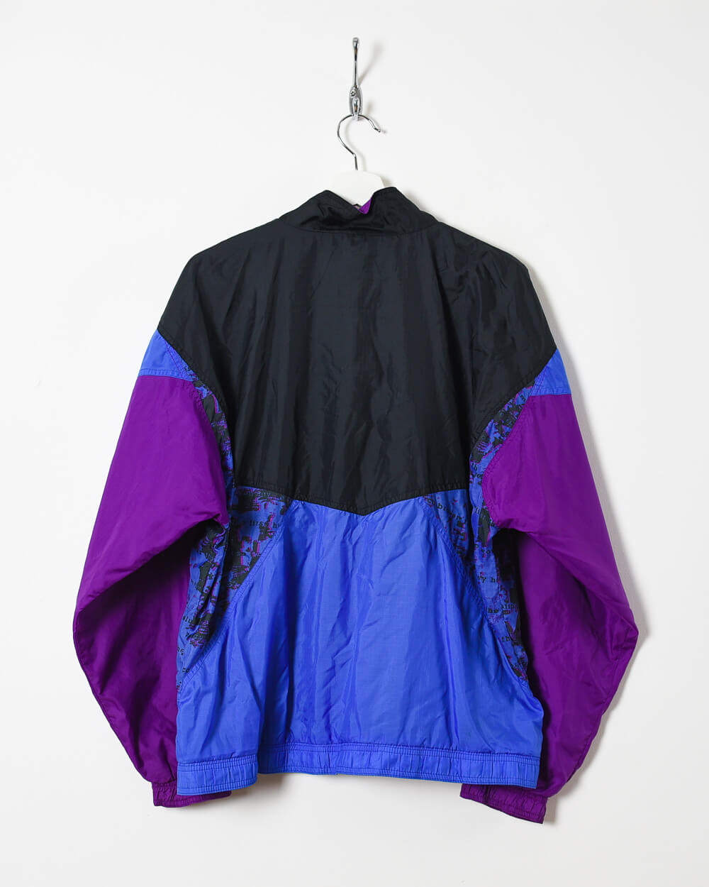 Black and purple windbreaker hot sale