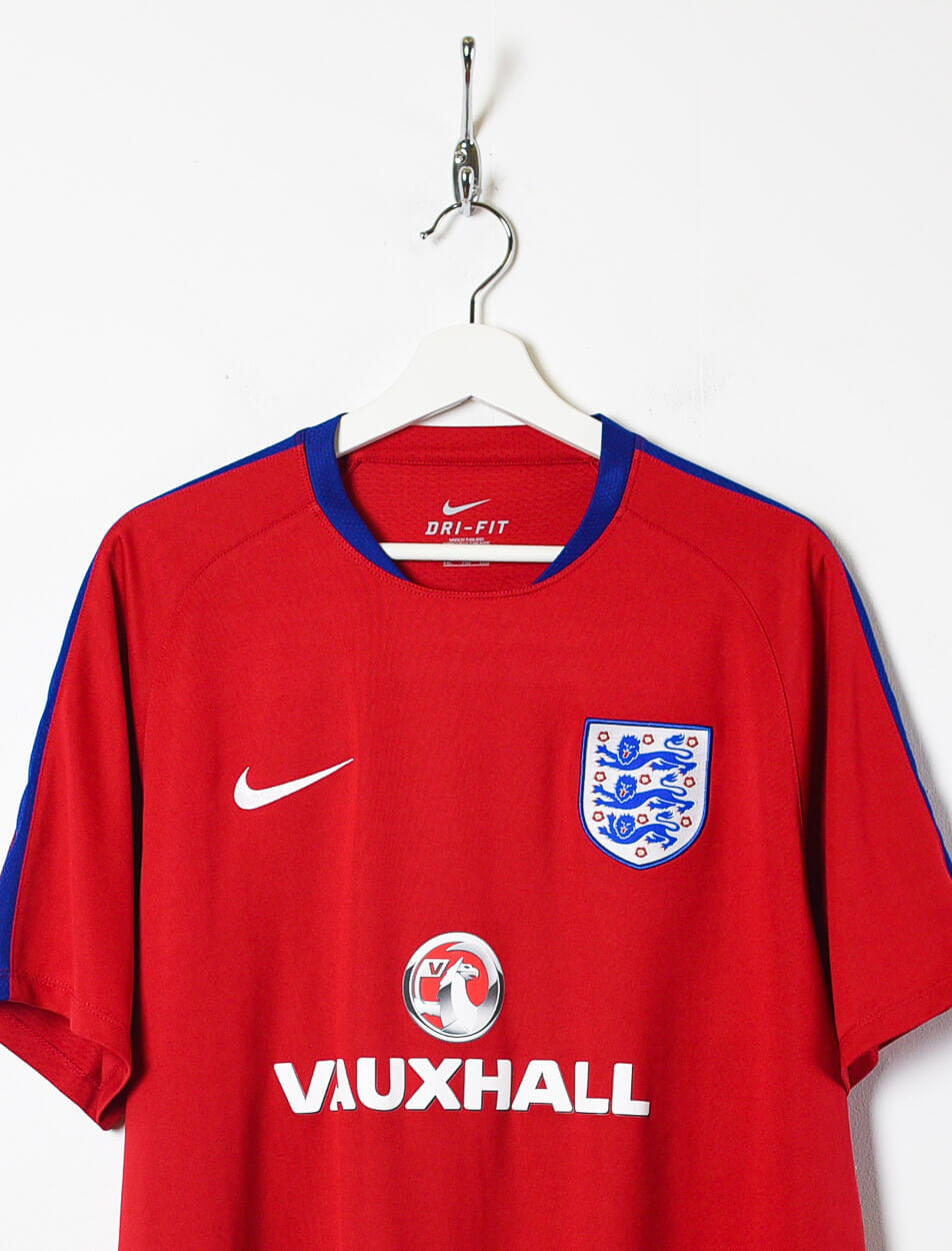 Red Nike 2016/17 England Training Shirt - XX-Large