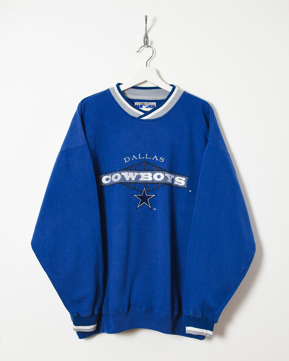 Vintage 00s Cotton Mix Blue Starter NFL Dallas Cowboys Sweatshirt