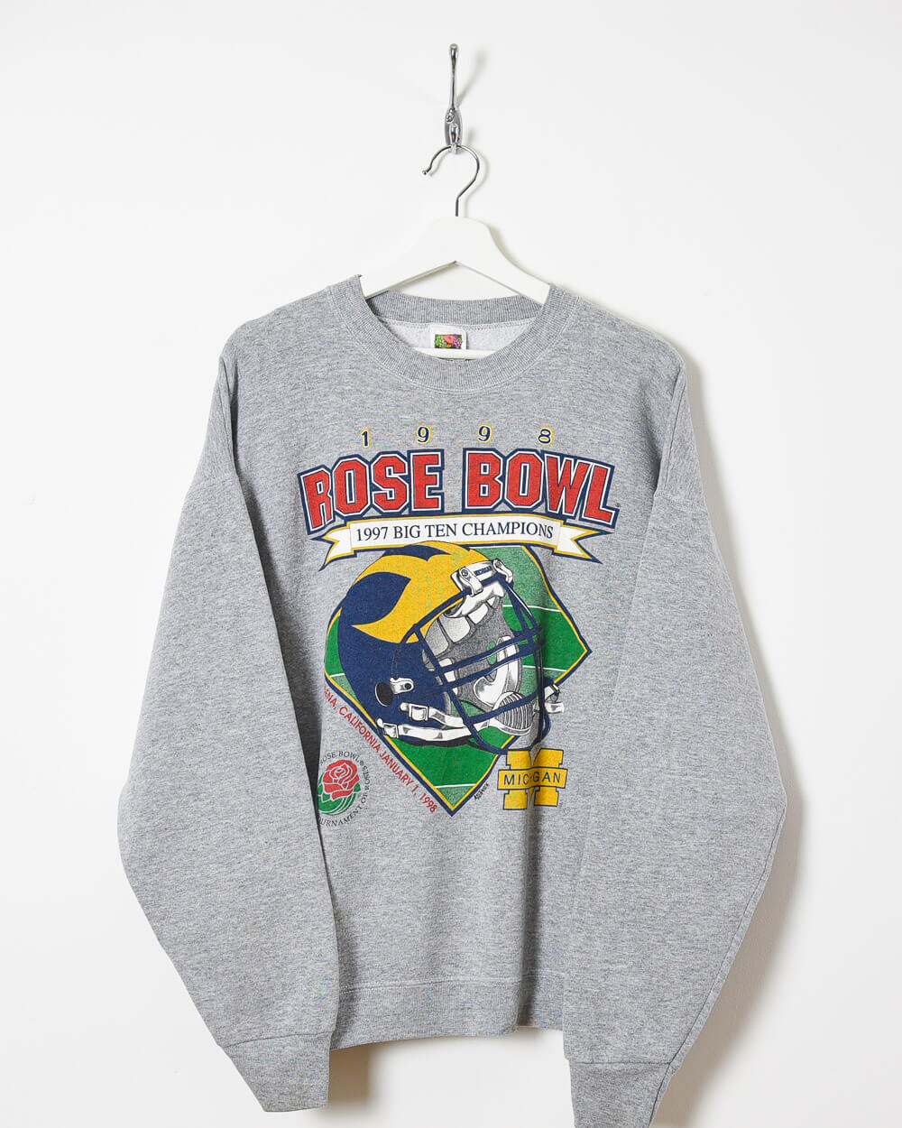 Fruit of The Loom Rose Bowl 1998 Champions Sweatshirt - Large - Domno Vintage 90s, 80s, 00s Retro and Vintage Clothing 