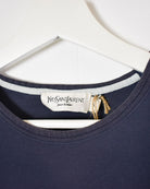 Navy Yves Saint Laurent T-Shirt - Medium