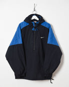 Nike 1/2 Zip Hooded Winter Coat - Medium - Domno Vintage 90s, 80s, 00s Retro and Vintage Clothing 