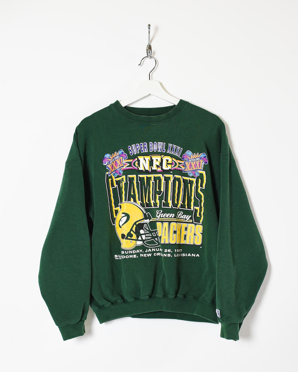 Vintage popular AUTOGRAPHED Green Bay Packer Sweatshirt