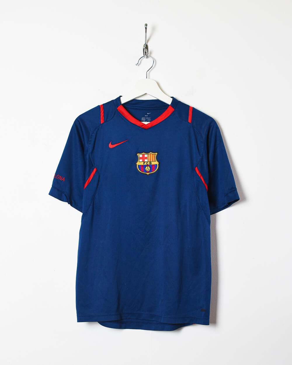 Navy Nike 2006/07 FC Barcelona Training Shirt - Small