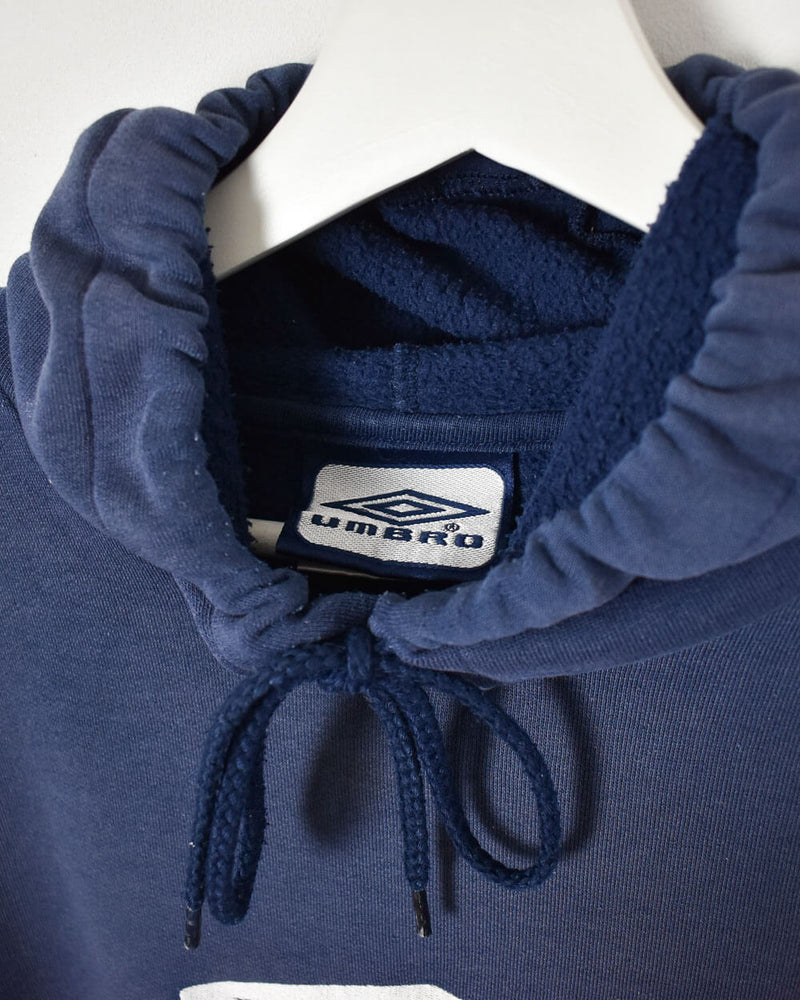 Vintage 00s Cotton Mix Navy Umbro Hoodie - Small– Domno Vintage