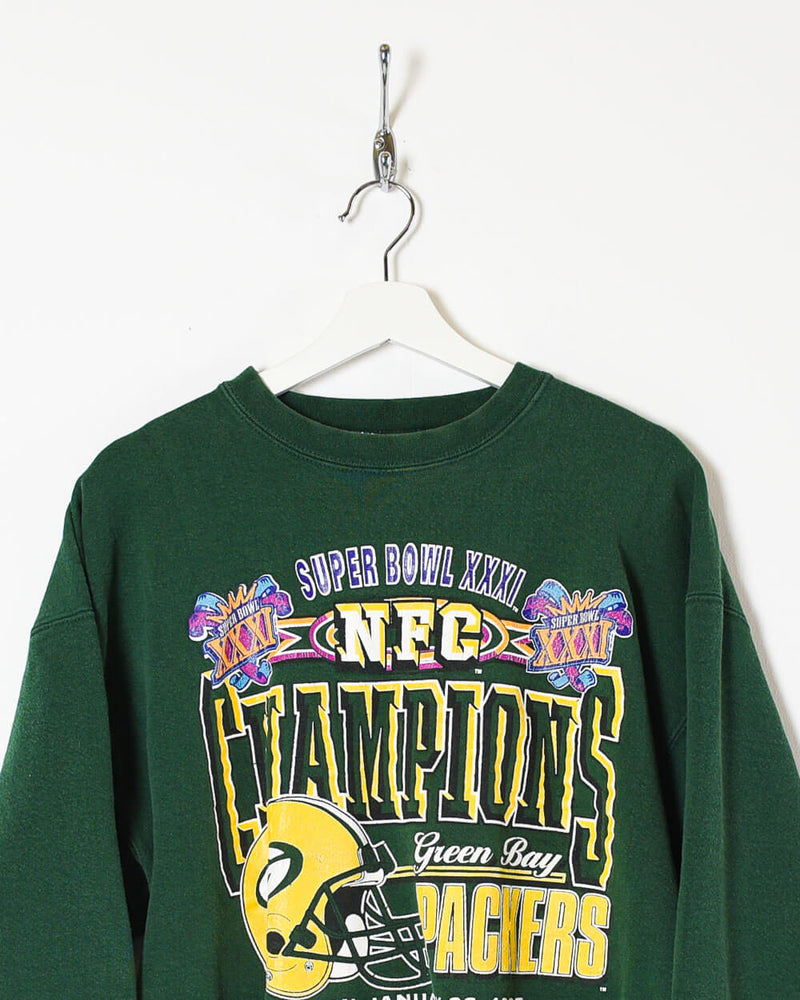 Vintage 00s Green Green Bay Packers T-Shirt - Small Cotton– Domno Vintage