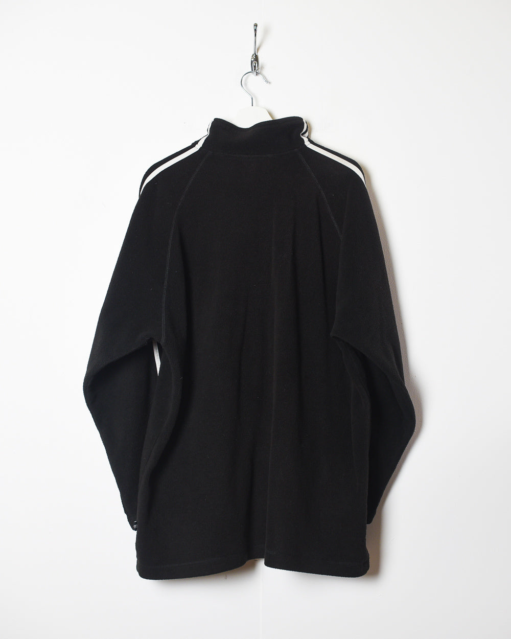 Black Adidas Zip-Through Fleece - Large