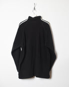 Black Adidas Zip-Through Fleece - Large