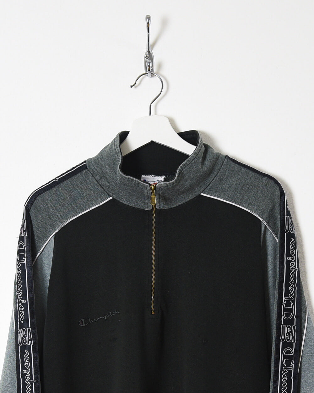 Champion 1/4 Zip Sweatshirt - XX-Large - Domno Vintage 90s, 80s, 00s Retro and Vintage Clothing 