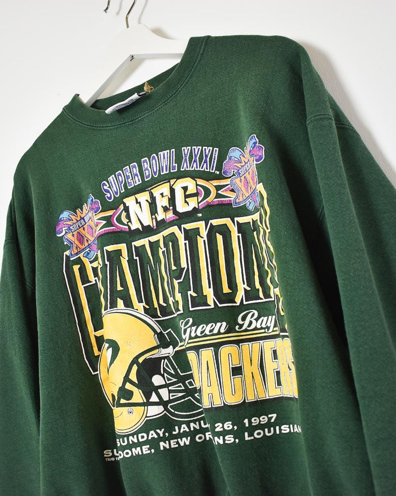 Vintage 1997 Green Bay Packers NFC Champions North Crewneck