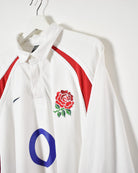 Nike England Rugby Shirt - XX-Large - Domno Vintage 90s, 80s, 00s Retro and Vintage Clothing 